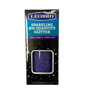Purple Glitter Bottle Sparkling Big Quantity Brand Leobro shaker bottle